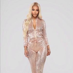 Rose Gold Jumpsuit